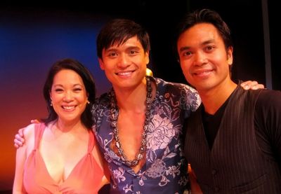 Christine Toy Johnson, Paolo Montalban and Jose Llana Photo